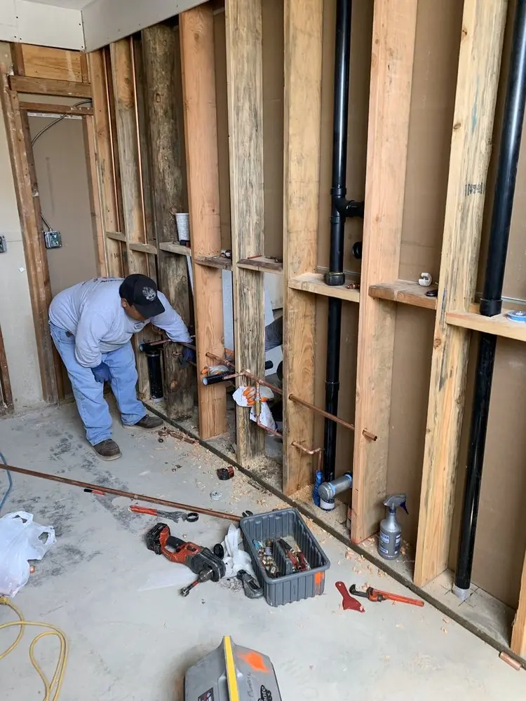 Commercial rough-in plumbing for Water Heater Replacement in Bradley Beach